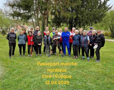 Marche nordique à Yvré-l&rsquo;Evêque